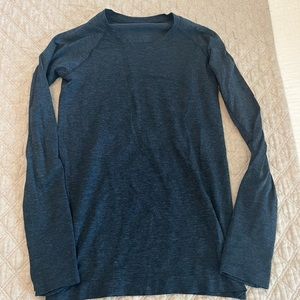 Navy Blue Lululemon Swiftly Tech Long Sleeve